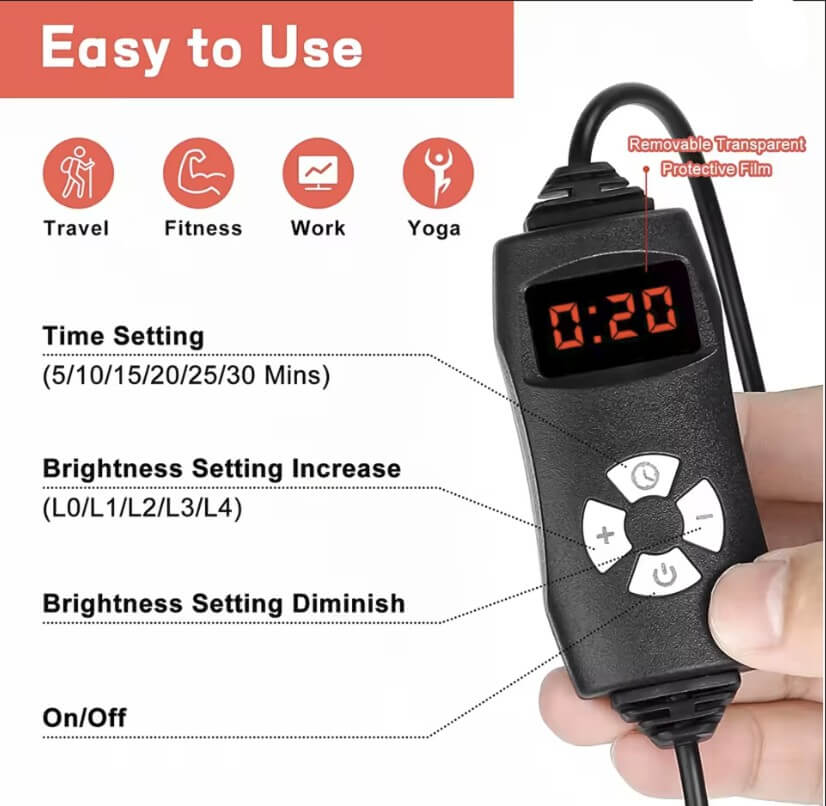 Relieve Labs Decompression & Red Light Belt